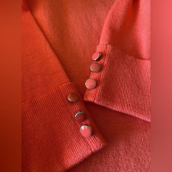 NWT Lety & Me Size Small Coral Lightweight 3/4 Length sleeve Versatile basic. - Picture 8 of 8